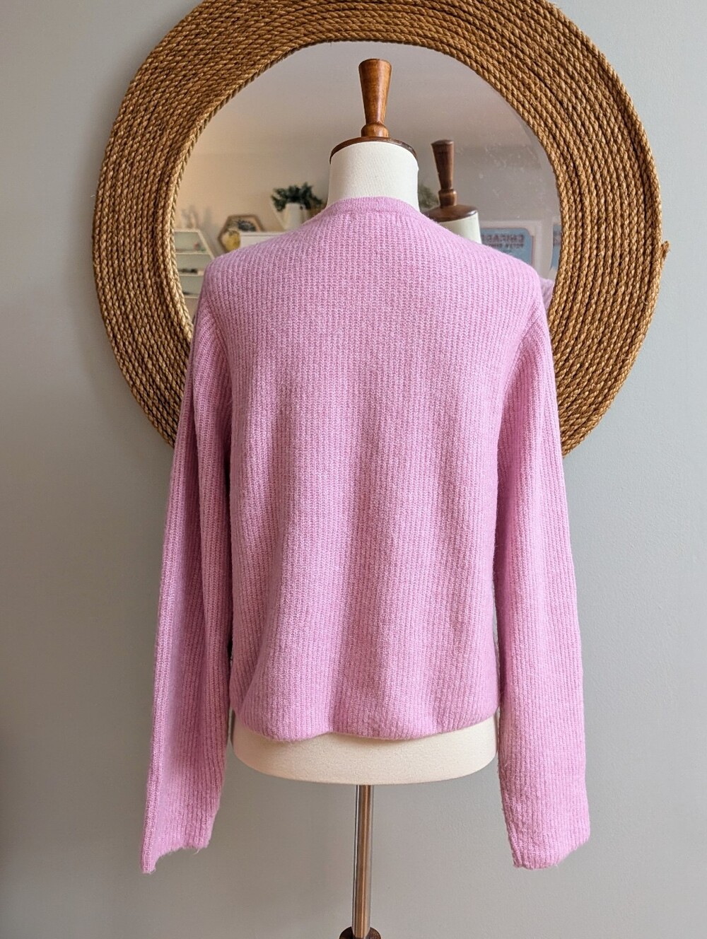Z Supply Medina Cozy Rib Cardigan in Pink Crush - Picture 4 of 6